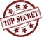 Top Secret Rubber Stamp (Vector)