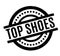 Top Shoes rubber stamp