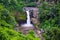 Top side view of a water fall in Bali Indonesia, crystal white waterfall, nature at its best, Bali Beauty, Bali Places to visit