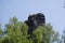 Top of a typical rock in the Elbe Sandstone Mountains, Bohemian Switzerland