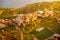 Top view on Agulo coastal village in Spain