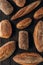 top view of arranged loafs of bread