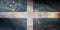 Top view of Australian Cornish heritage, Australia retro flag with grunge texture. Australian patriot and travel concept. no