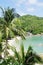 Top view bay and beach Thongtakian, Koh Samui, Thailand