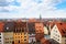 Top view from beautiful Kaiserburg, Nuremberg