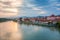 Top view of the beautiful Maribor city