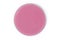 Top view beautiful peachy cheeks color blusher makeup