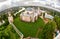 Top view from the bell tower of Borisoglebsky Monastery in Torzhok, Russia