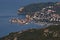 Top view of Budva town