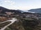 Top view of cable car around Fansipan mountain.