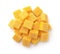 Top view of candied mango dices