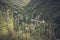 Top view of a canyon in southern Italy, in particular the gorges of the Platano river