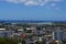 Top view of the Capital of Mauritius, Port Louis