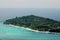 Top view of Chado Cliff view point on Adang island.