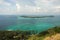 Top view of Chado Cliff view point on Adang island, From here you can see Koh Lipe