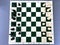 Top view of chessboard