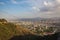 Top view of the city of Caracas