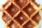 Top View of Closed up Fresh Baked Belgian Waffle, for Background