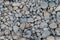 Top view closeup shot of a group of rocks on the beach