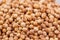 Top view coriander spice texture. Macro photo