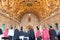 Top view of the Corpus Christi Mass at the Basilica Cathedral of Salvador, in Pelourinho, Bahia