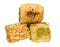 Top View of Delectable Assorted Baklava Pastries on Transparent Background