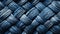 Top view of detailed macro view of bleached denim weave. Seamless backdrop. Luxury weaving. Fabric tiles. Generative AI