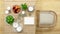 Top view dining room or pantry minimal design - 3D Rendering
