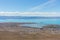 Top view of El Calafate, Lake Argentino and Lagoon Nimez, Patagonia, Argentina.