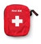 Top view of first aid kit bag