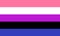 Top view of flag of Genderfluidity Pride-Flag, no flagpole. Plane design, layout. Flag background. Freedom and love concept. Pride