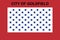 Top view of flag Goldfield, Colorado, untied states of America. USA travel and patriot concept. no flagpole. Plane design, layout