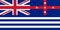 Top view of flag Murray River Upper , Australia. Australian travel and patriot concept. no flagpole. Plane design, layout. Flag