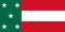 Top view of flag Republic of Yucatan, Mexico. United Mexican States travel and patriot concept. no flagpole. Plane design, layout