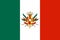 Top view of flag State the Grand Duchy of Tuscany 1848 1849, Italy. italian travel and patriot concept. no flagpole. Plane design