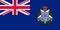 Top view of flag Victoria Police, Australia. Australian travel and patriot concept. no flagpole. Plane design, layout. Flag