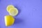 Top view of Fresh Pieces of Lemon