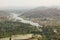 Top view of Hampi and Tungabhadra river, Hampi, India