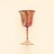 Top view image of jewish wine cup for wine. passover holiday and