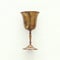 Top view image of jewish wine cup for wine. passover holiday and