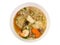 Top view image Shrimp porridge, Thai Rice