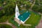 Top view of the Intercession Church. Tutaev, Russia