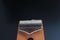 Top View, Kalimba, acoustic music instrument from africa at Black Background