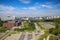 Top view of the Katowice city panorama / landscape