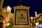 Top view of L`artisan des Glaces ice cream sign on beautiful background in France Pavilion at Epcot in Walt Disney World .