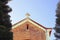 Top view of Latrun Trappist Monastery in Israel