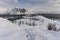 Top view of Lofoten fishing village in winter season, Norway, Scandinavia