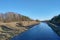 Top view of the long rowing canal