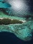 Top view of Malcapuya Island, Coron, Palawan, Philippines