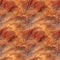 Top view Mars planet surface with hills. AI generative illustration